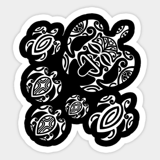 Turtle family Sticker